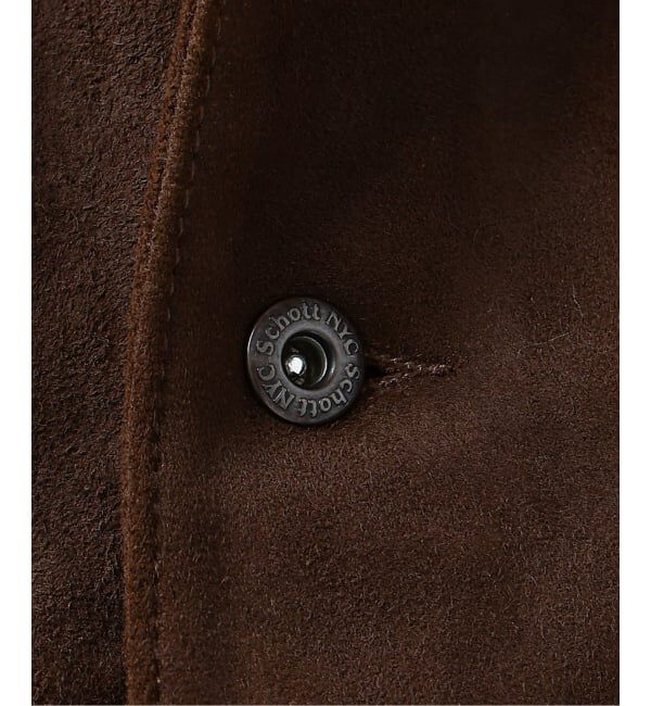JOURNAL STANDARD「Schott / ショット 別注 スエード カバーオール」|ライダースジャケット|