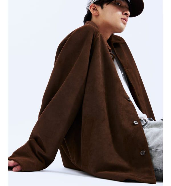JOURNAL STANDARD「Schott / ショット 別注 スエード カバーオール」|ライダースジャケット|