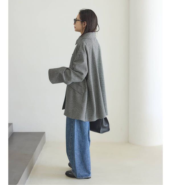 JOURNAL STANDARD「別注【TRADITIONAL WEATHERWEAR】LINTON JS MIDDLE  CHECK」|ステンカラーコート|