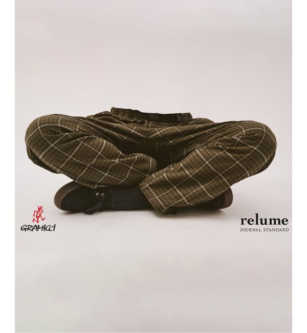 JOURNAL STANDARD relume「GRAMICCI / グラミチ 別注 TR ウーリー 2タック イージーパンツ」|スラックス|カーキ