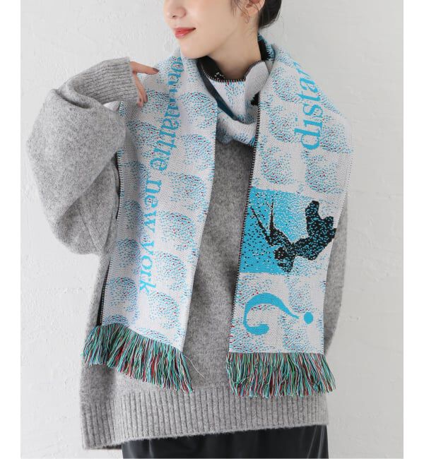 Oriens JOURNAL STANDARD「【Montmartre New York/モンマルトルニューヨーク】 Blue Emotion Scarf」|マフラー|