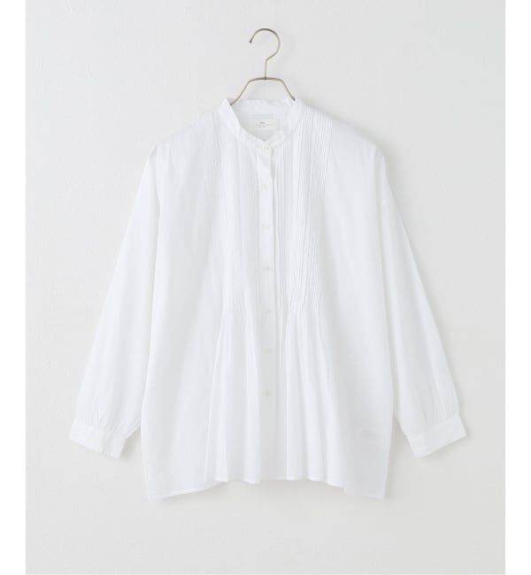 journal standard luxe「【SOIL】COTTON CAMBRIC PINTUCK SHIRT」|シャツ・ブラウス|ホワイト