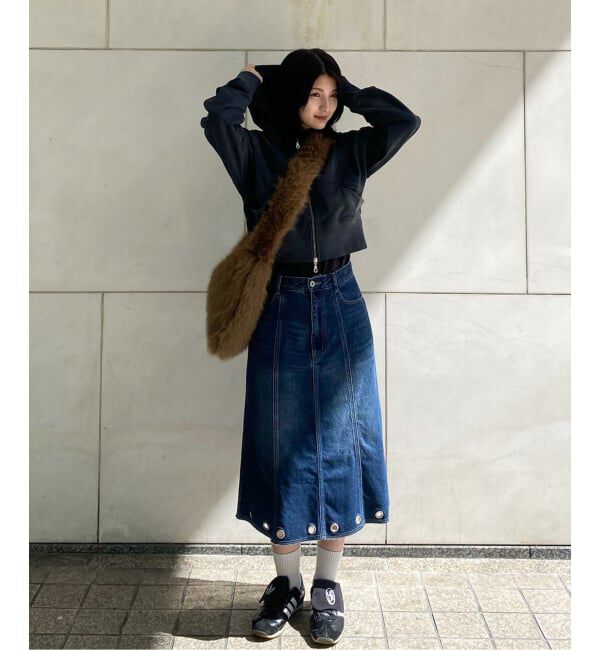 Oriens JOURNAL STANDARD「【Dime/ダイム】 CROPPED ZIP HOODIE」|パーカー|