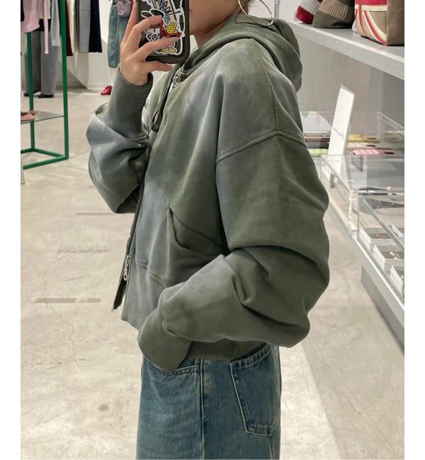 Oriens JOURNAL STANDARD「【Dime/ダイム】 CROPPED ZIP HOODIE」|パーカー|