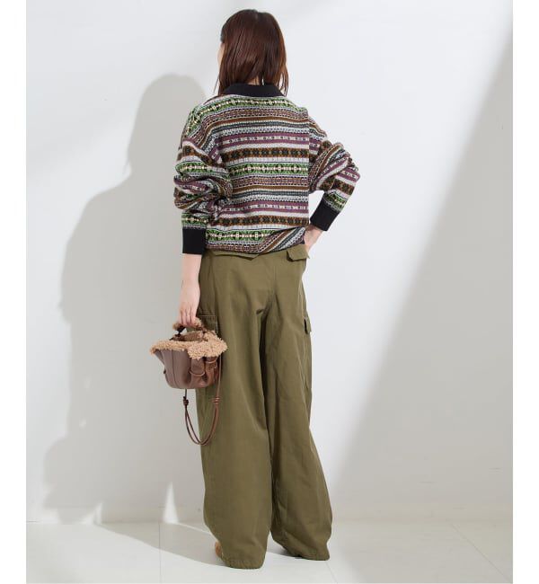 journal standard L'essage「【INSCRIRE /アンスクリア】Fairisle Polo Sweater：ニット」|ニット・セーター|
