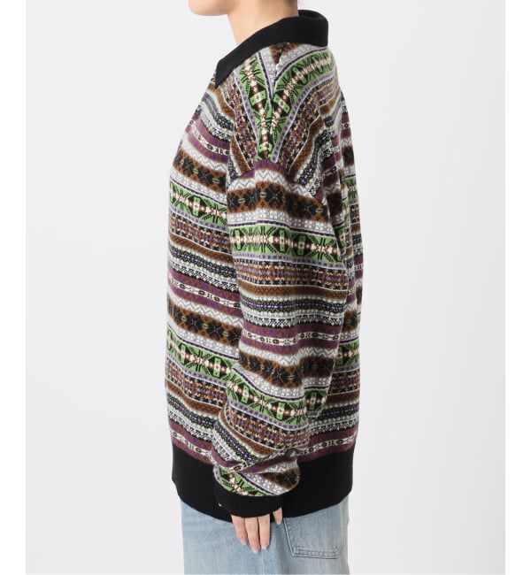 journal standard L'essage「【INSCRIRE /アンスクリア】Fairisle Polo Sweater：ニット」|ニット・セーター|
