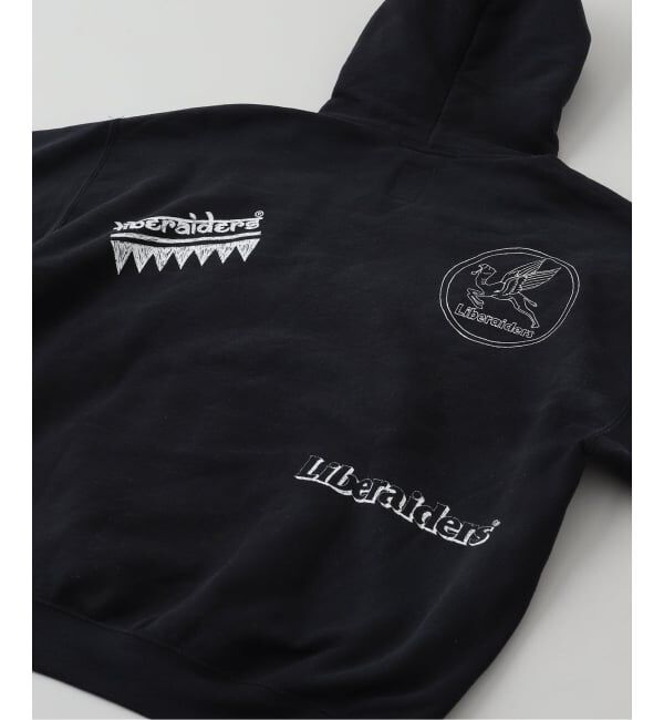 JOURNAL STANDARD「Liberaiders / リベレイダース HANDWRITING PRINT フードパーカー」|パーカー|