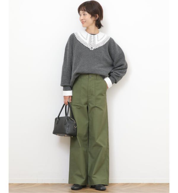 JOURNAL STANDARD relume「コットンビッグカラー付きギャザーブラウス」|シャツ・ブラウス|