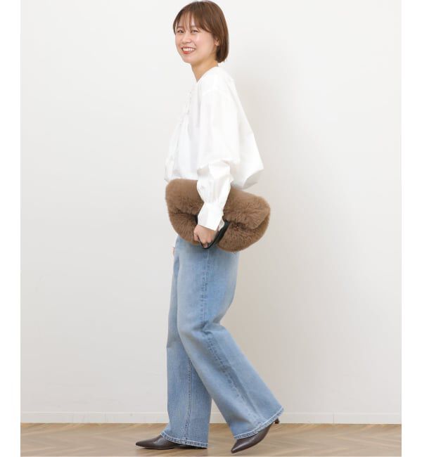 JOURNAL STANDARD relume「コットンビッグカラー付きギャザーブラウス」|シャツ・ブラウス|