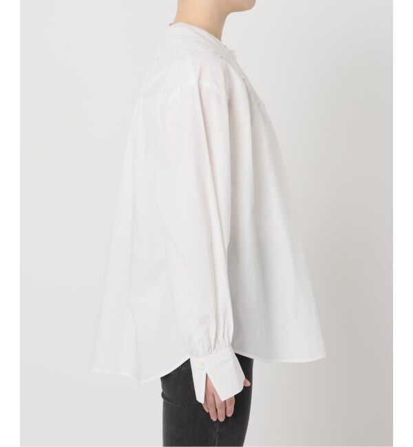 JOURNAL STANDARD relume「コットンビッグカラー付きギャザーブラウス」|シャツ・ブラウス|