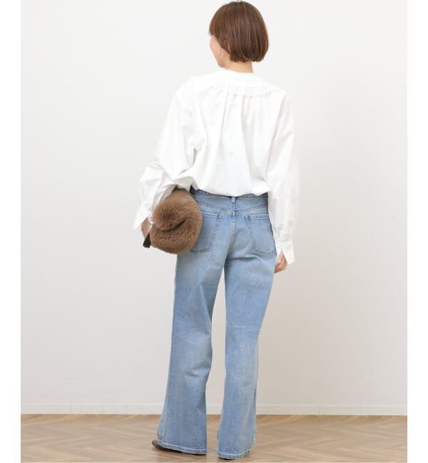 JOURNAL STANDARD relume「コットンビッグカラー付きギャザーブラウス」|シャツ・ブラウス|