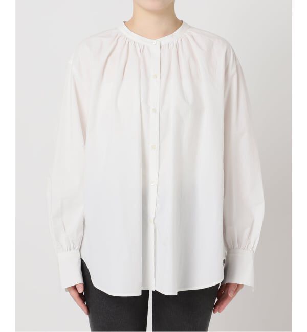 JOURNAL STANDARD relume「コットンビッグカラー付きギャザーブラウス」|シャツ・ブラウス|