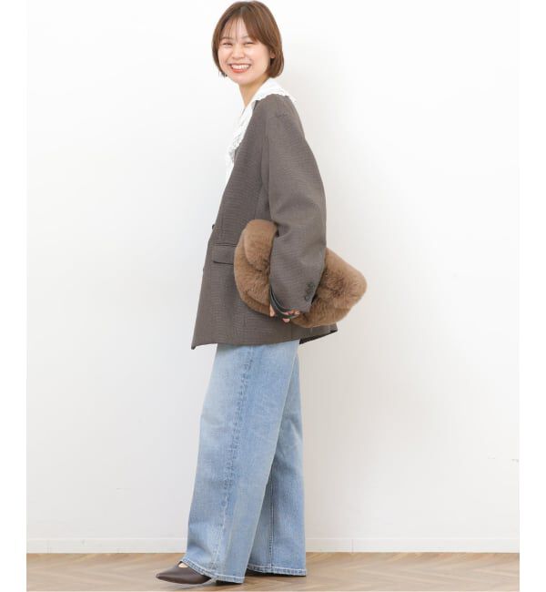 JOURNAL STANDARD relume「コットンビッグカラー付きギャザーブラウス」|シャツ・ブラウス|