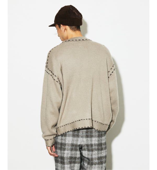 JOURNAL STANDARD「ハンド ステッチ ブラッシュド カーディガン」|カーディガン|