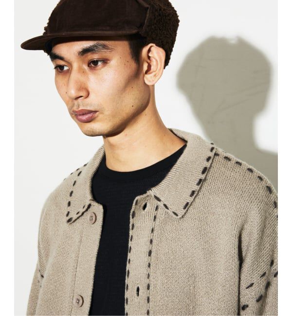 JOURNAL STANDARD「ハンド ステッチ ブラッシュド カーディガン」|カーディガン|