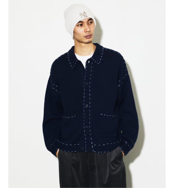 JOURNAL STANDARD「ハンド ステッチ ブラッシュド カーディガン」|カーディガン|