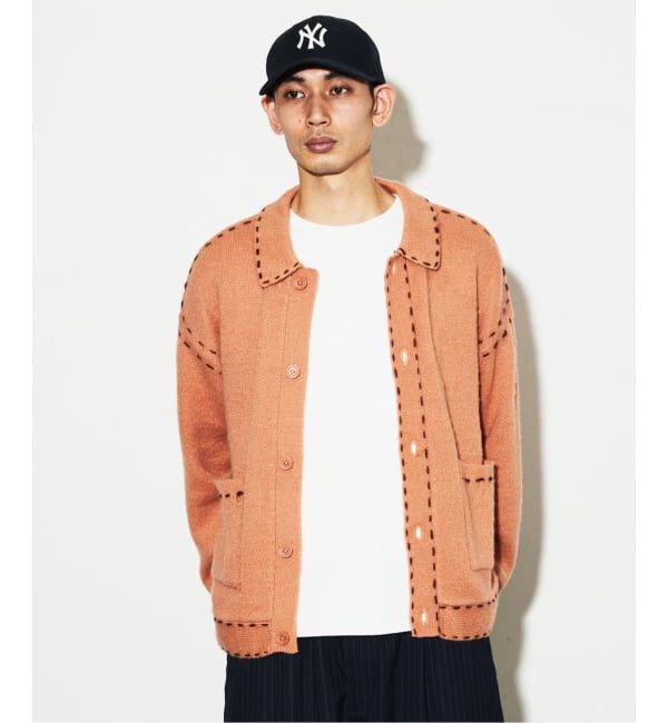 JOURNAL STANDARD「ハンド ステッチ ブラッシュド カーディガン」|カーディガン|