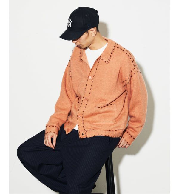 JOURNAL STANDARD「ハンド ステッチ ブラッシュド カーディガン」|カーディガン|