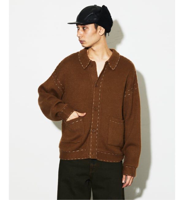 JOURNAL STANDARD「ハンド ステッチ ブラッシュド カーディガン」|カーディガン|