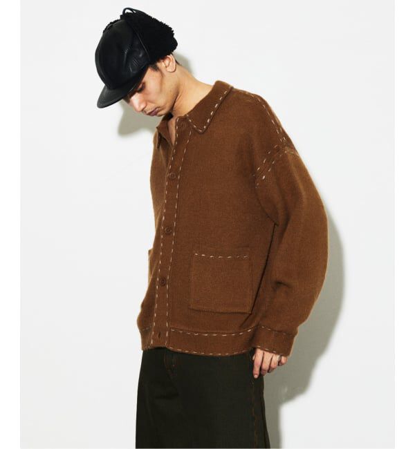 JOURNAL STANDARD「ハンド ステッチ ブラッシュド カーディガン」|カーディガン|