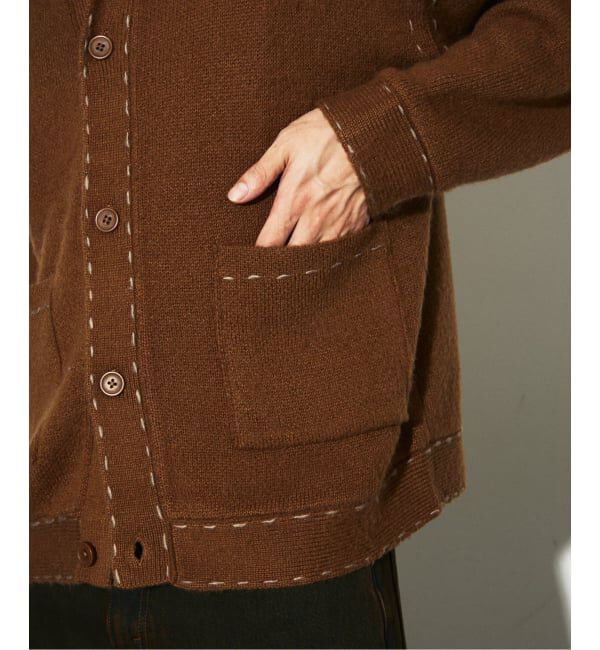 JOURNAL STANDARD「ハンド ステッチ ブラッシュド カーディガン」|カーディガン|