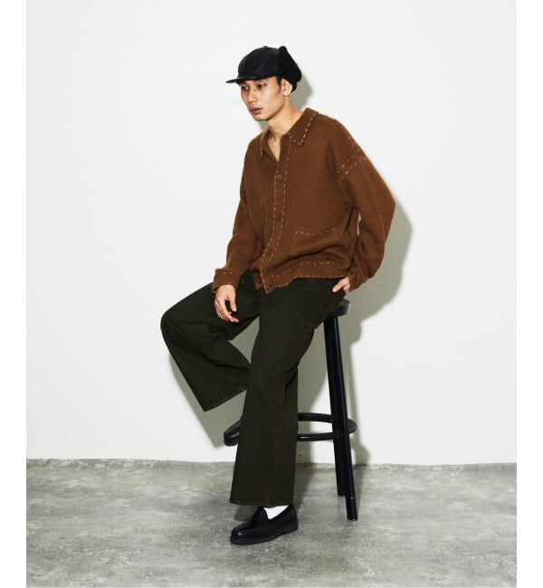 JOURNAL STANDARD「ハンド ステッチ ブラッシュド カーディガン」|カーディガン|