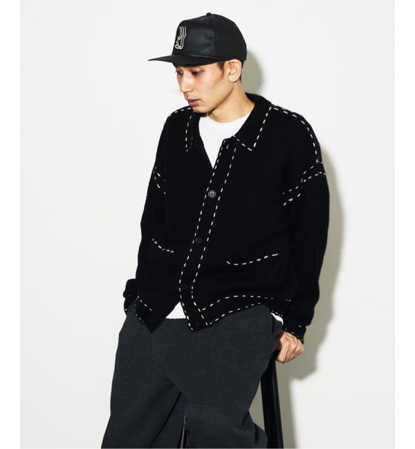 JOURNAL STANDARD「ハンド ステッチ ブラッシュド カーディガン」|カーディガン|