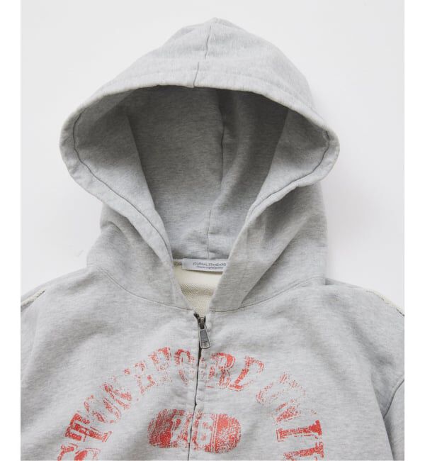 JOURNAL STANDARD「ブロークン プリント ジップ フーディ」|パーカー|