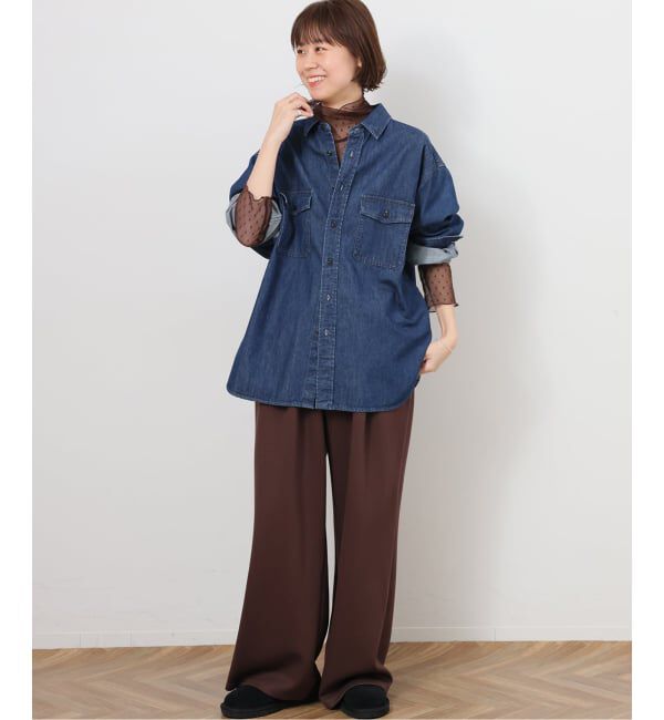 JOURNAL STANDARD relume「《追加》チュールドットハイネック」|Tシャツ・カットソー|