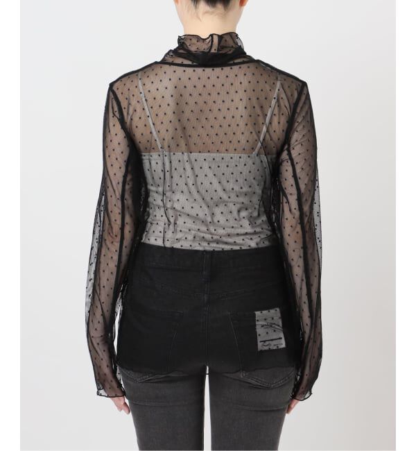 JOURNAL STANDARD relume「《追加》チュールドットハイネック」|Tシャツ・カットソー|