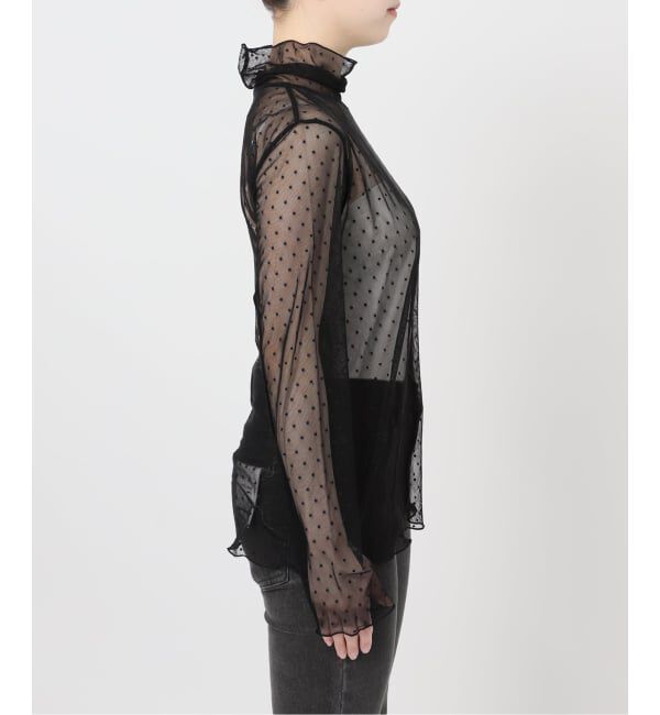 JOURNAL STANDARD relume「《追加》チュールドットハイネック」|Tシャツ・カットソー|