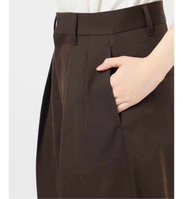 journal standard L'essage「《予約》NALYAストライプ/Doeskinワイドパンツ」|スラックス|