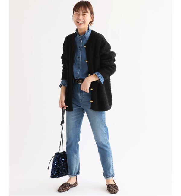 JOURNAL STANDARD relume「《WEB限定追加予約2》TWEEDYニットジャケット」|カーディガン|