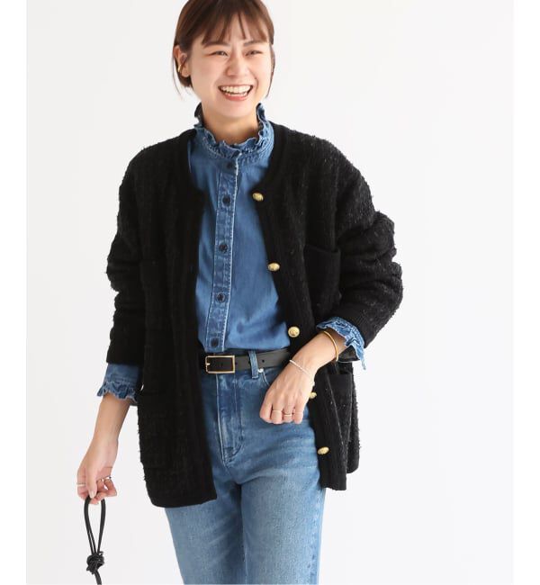 JOURNAL STANDARD relume「《WEB限定追加予約2》TWEEDYニットジャケット」|カーディガン|