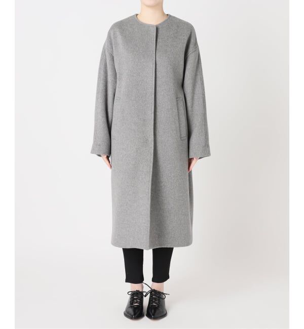 JOURNAL STANDARD「スーパー120ビーバーノーカラーコート」|ノーカラーコート|