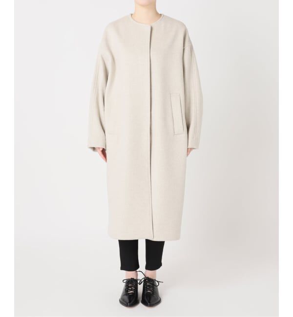 JOURNAL STANDARD「スーパー120ビーバーノーカラーコート」|ノーカラーコート|