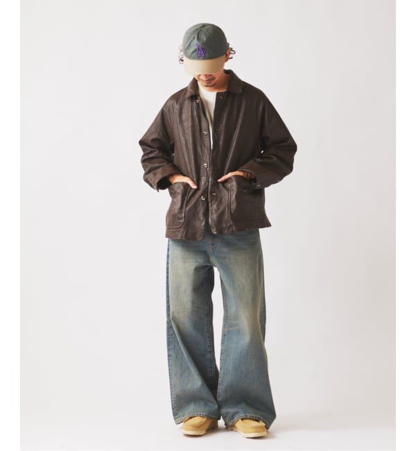 JOURNAL STANDARD relume「《予約》ゴートレザー カバーオール」|ライダースジャケット|