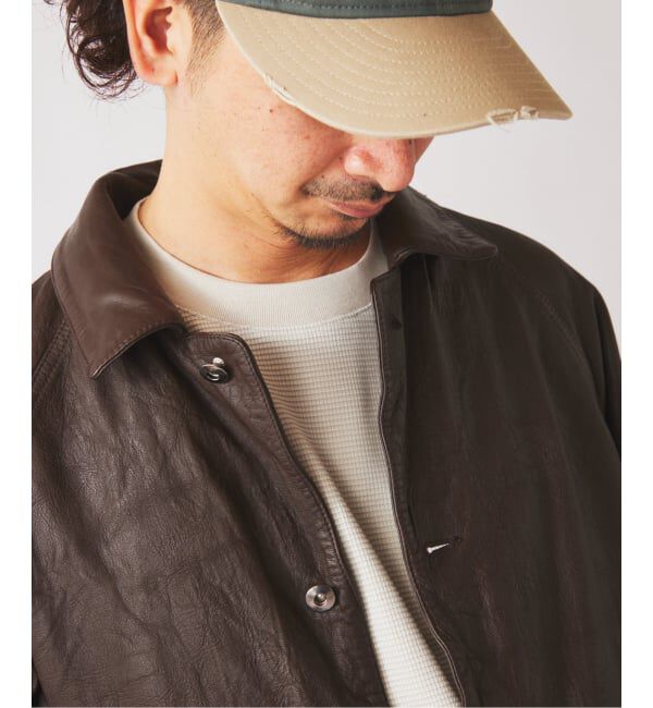 JOURNAL STANDARD relume「《予約》ゴートレザー カバーオール」|ライダースジャケット|