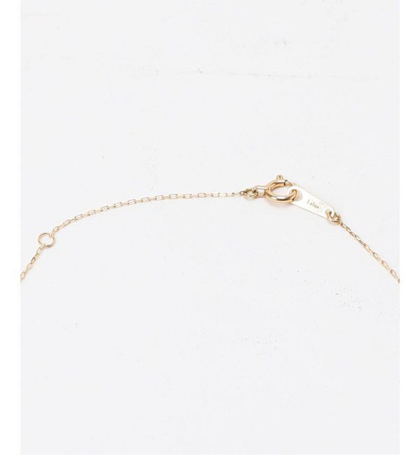 Lilas by Spick&Span「※オーバルラインダイヤ40cmネックレスK10」|ネックレス|