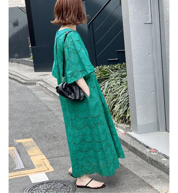 Spick and Span「【ne Quittez pas / ヌキテパ】COTTON VOILE DOT HEMLA」|ワンピース|