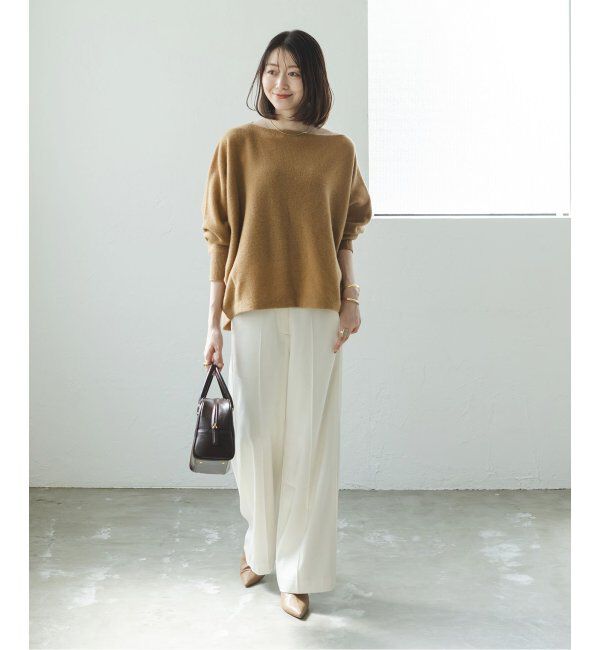 NOBLE「《追加》ルナサテンコンフォートパンツ」|スラックス|