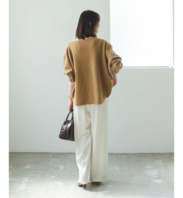 NOBLE「《追加》ルナサテンコンフォートパンツ」|スラックス|