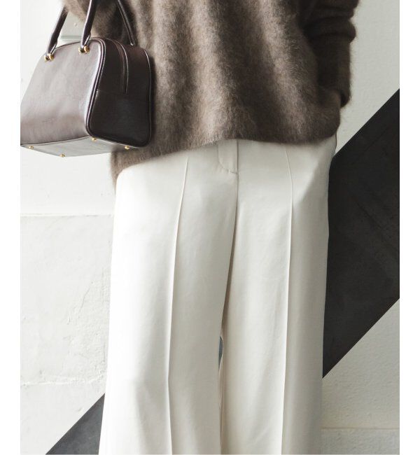 NOBLE「《追加》ルナサテンコンフォートパンツ」|スラックス|