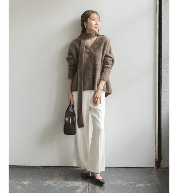 NOBLE「《追加》ルナサテンコンフォートパンツ」|スラックス|