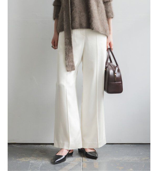 NOBLE「《追加》ルナサテンコンフォートパンツ」|スラックス|