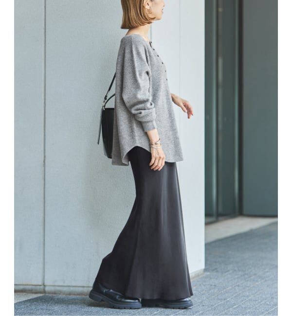 FRAMeWORK「≪追加≫シルキーキュプラバイアススカート」|スカート|