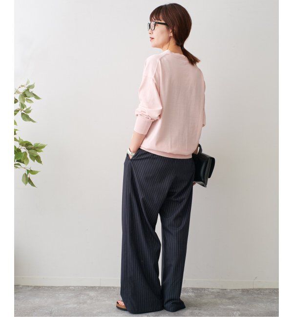 Spick and Span「コットンハイゲージカーディガン」|カーディガン|