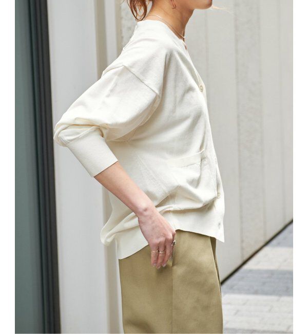 Spick and Span「コットンハイゲージカーディガン」|カーディガン|