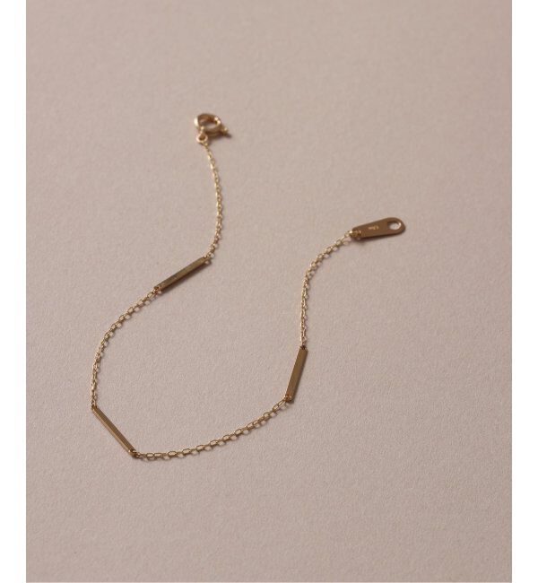 Lilas by Spick&Span「プレート*チェーンブレスレット K10」|ブレスレット・バングル|