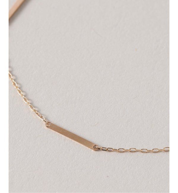 Lilas by Spick&Span「プレート*チェーンブレスレット K10」|ブレスレット・バングル|